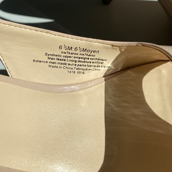 Gently used Nude Blush sling back pumps - Picture 5 of 9